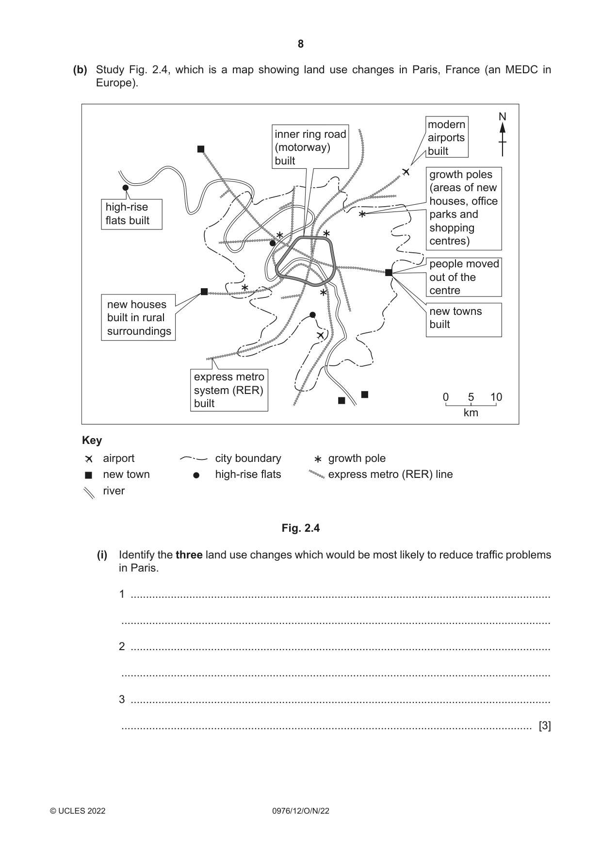 Cambridge IGCSE Geography (9-1) 0976 2022 Oct/Nov Paper 1 · Variant 2 question paper, page 8 of 32