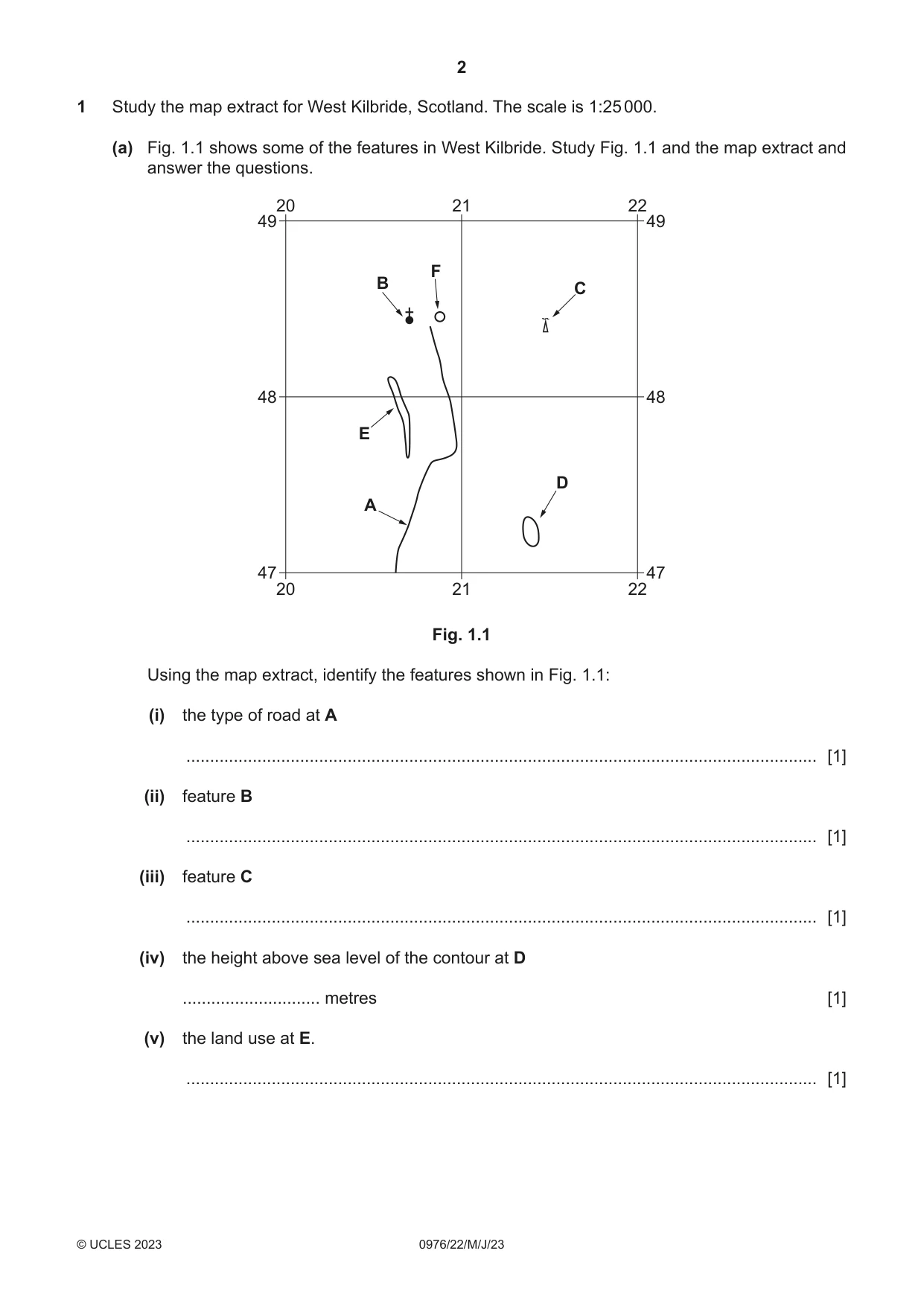 Cambridge IGCSE Geography (9-1) 0976 2023 May/June Paper 2 · Variant 2 question paper, page 2 of 16