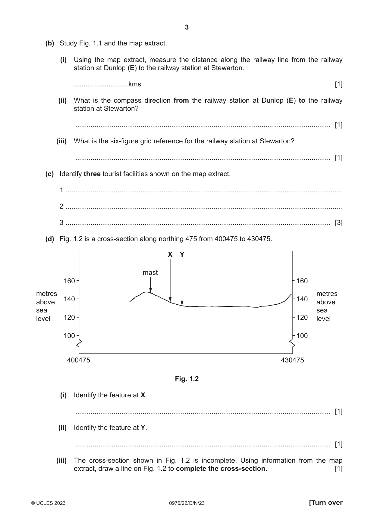 Cambridge IGCSE Geography (9-1) 0976 2023 Oct/Nov Paper 2 · Variant 2 question paper, page 3 of 16