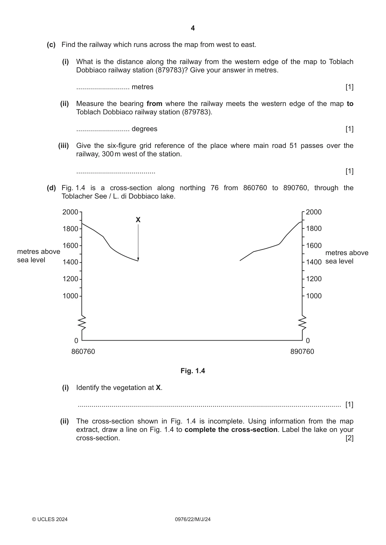 Cambridge IGCSE Geography (9-1) 0976 2024 May/June Paper 2 · Variant 2 question paper, page 4 of 20
