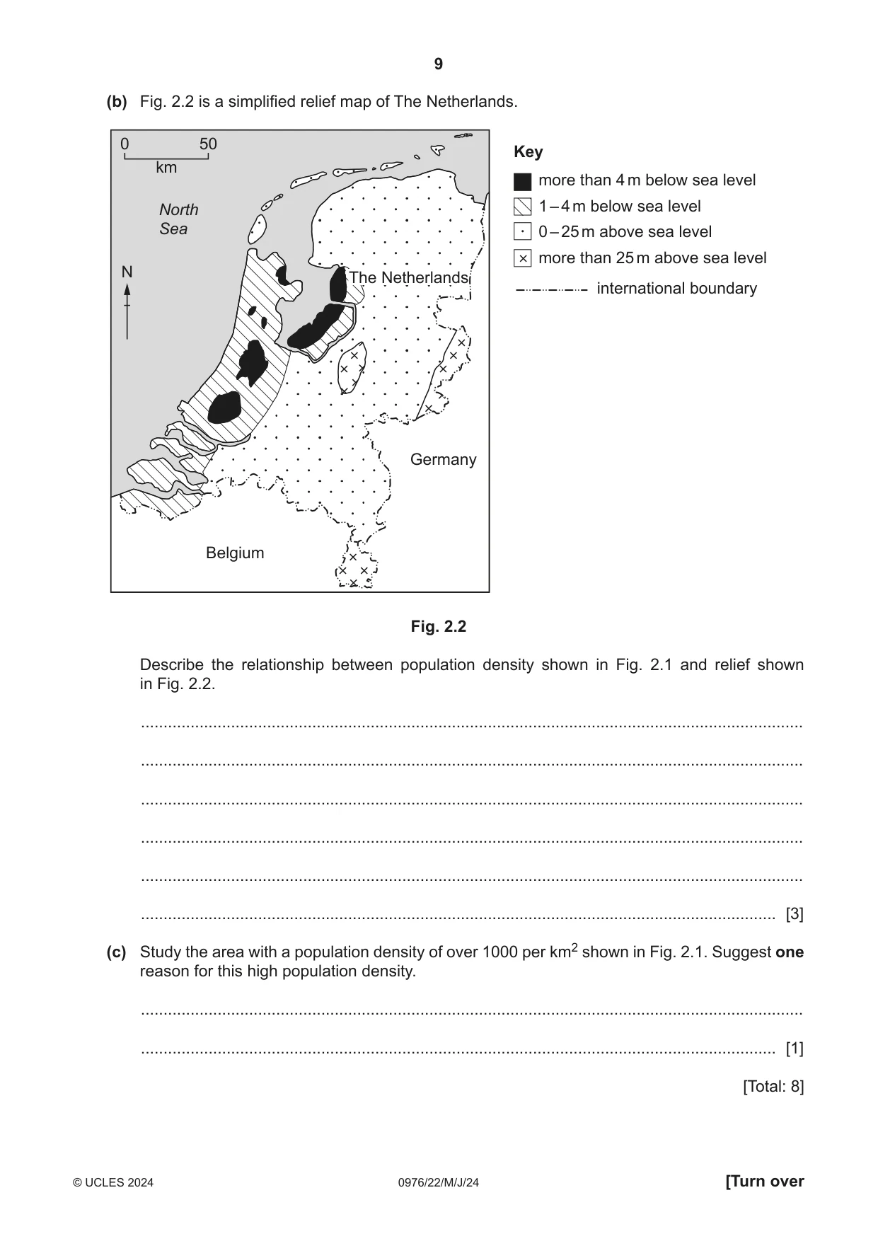 Cambridge IGCSE Geography (9-1) 0976 2024 May/June Paper 2 · Variant 2 question paper, page 9 of 20