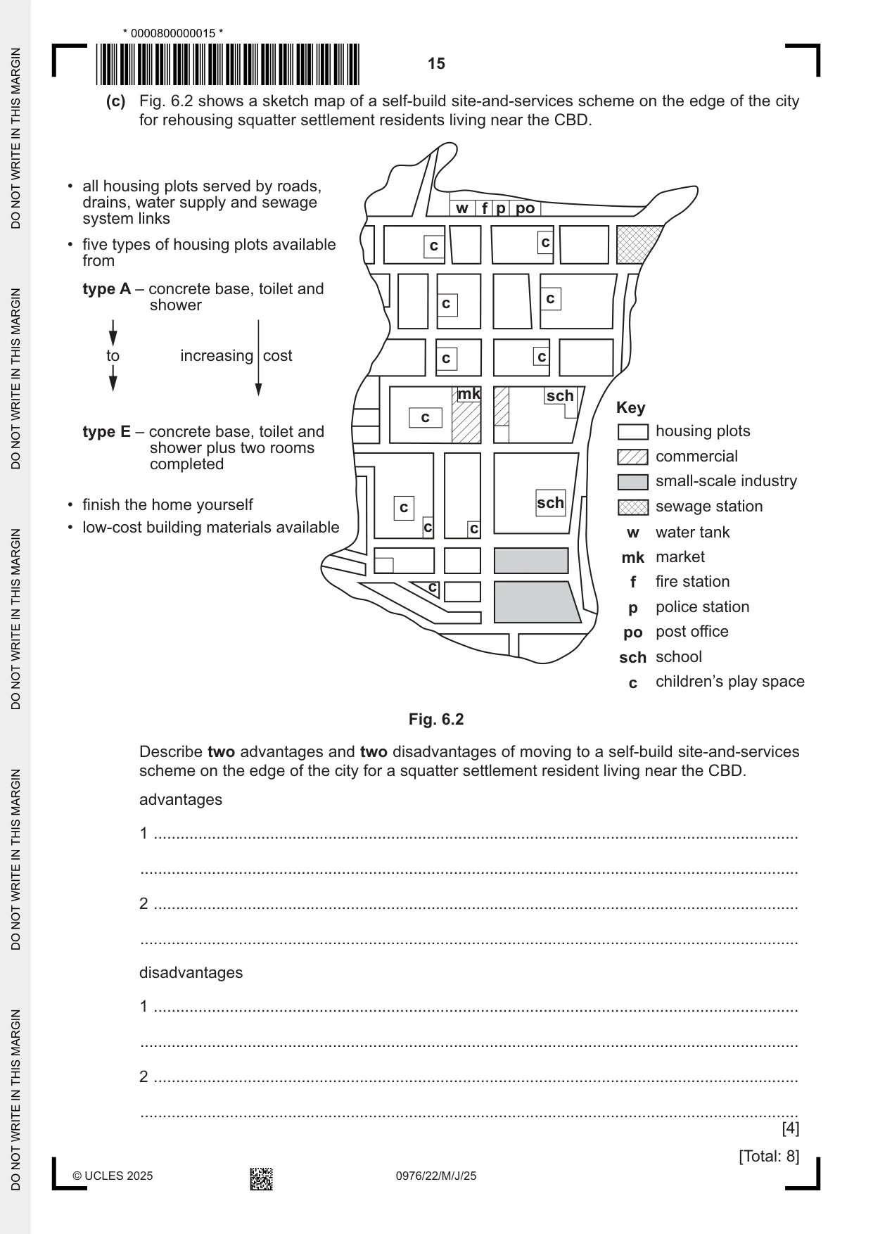 Cambridge IGCSE Geography (9-1) 0976 2025 May/June Paper 2 · Variant 2 question paper, page 15 of 20