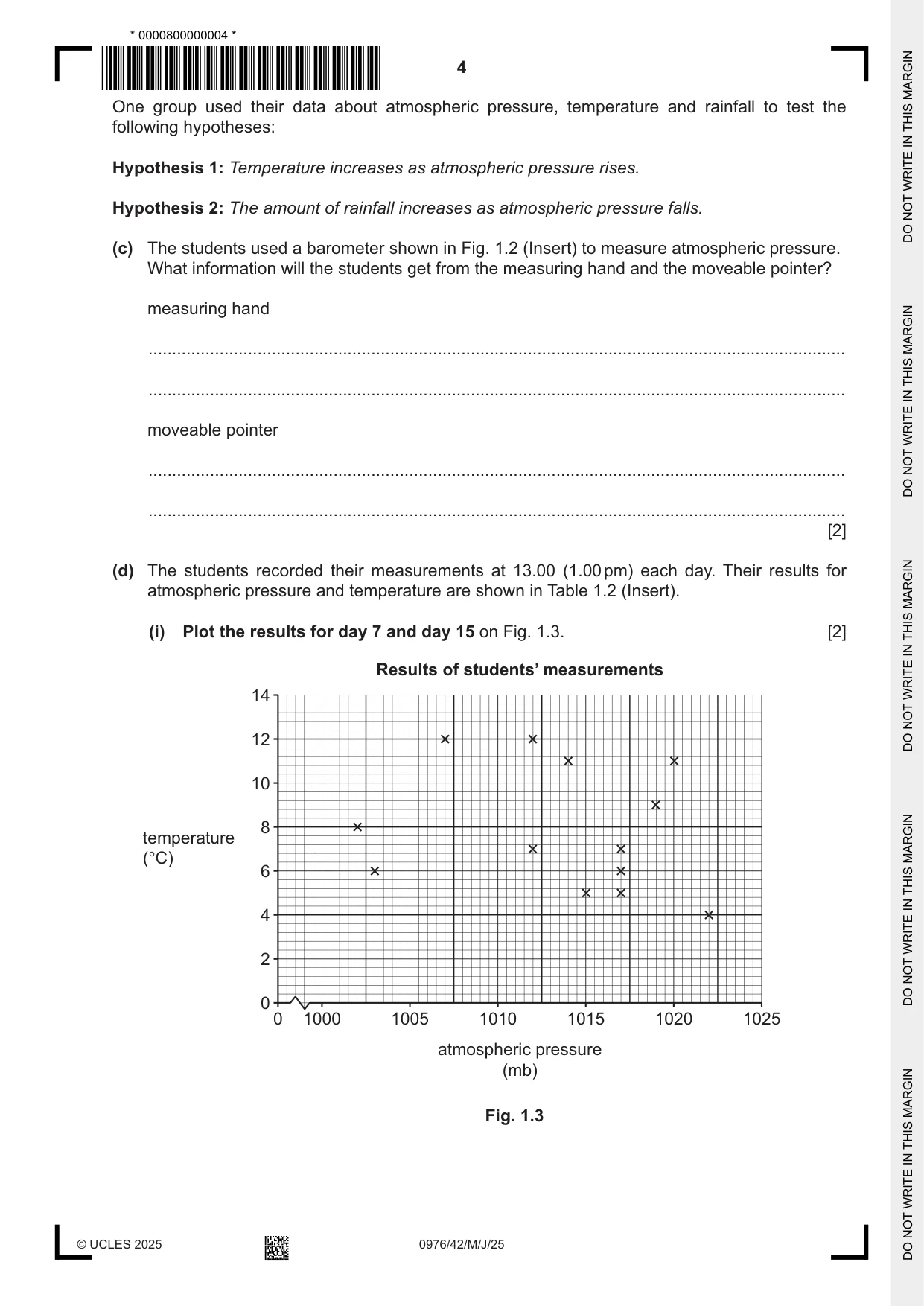 Cambridge IGCSE Geography (9-1) 0976 2025 May/June Paper 4 · Variant 2 question paper, page 4 of 16