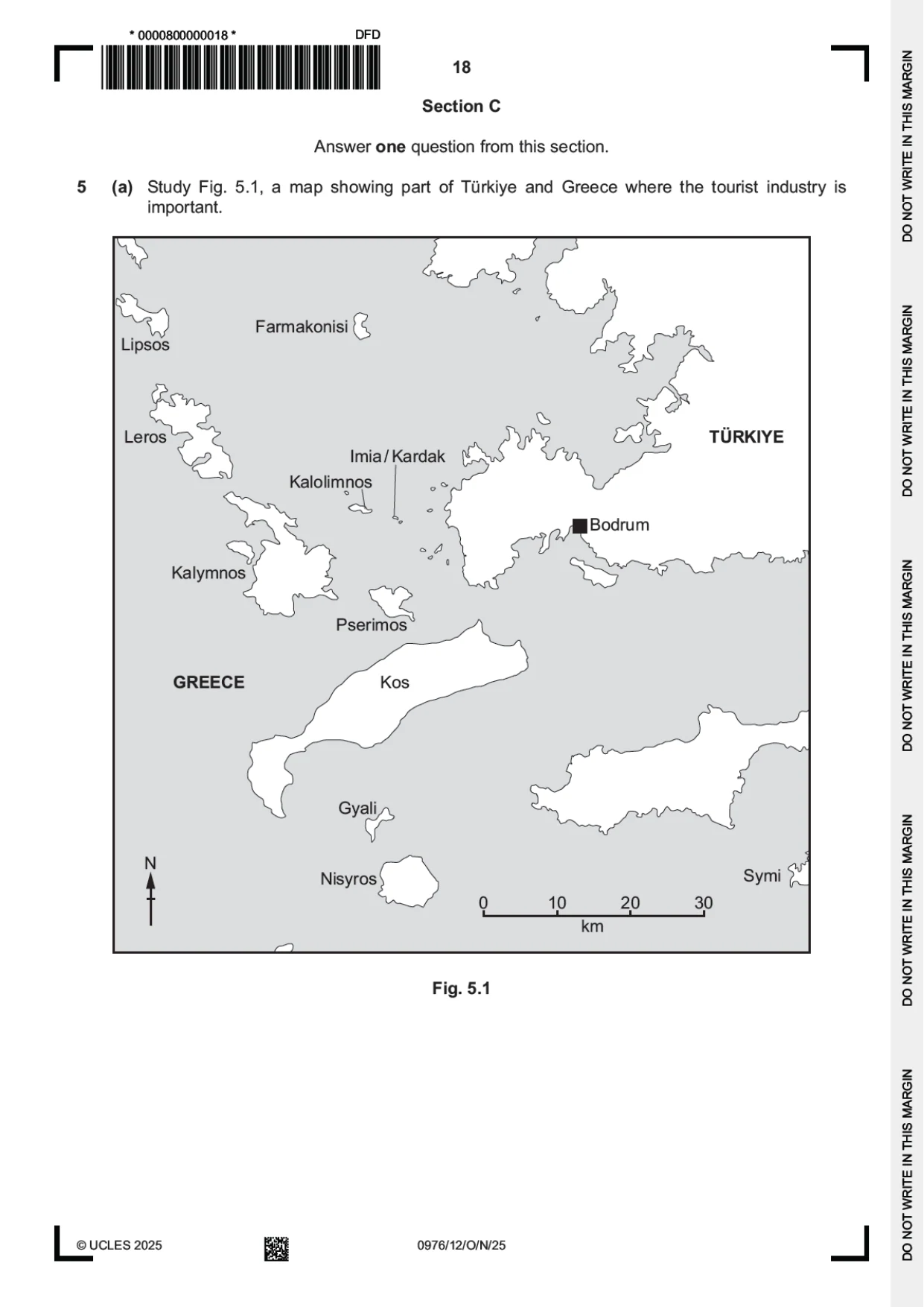 Cambridge IGCSE Geography (9-1) 0976 2025 Oct/Nov Paper 1 · Variant 2 question paper, page 18 of 28