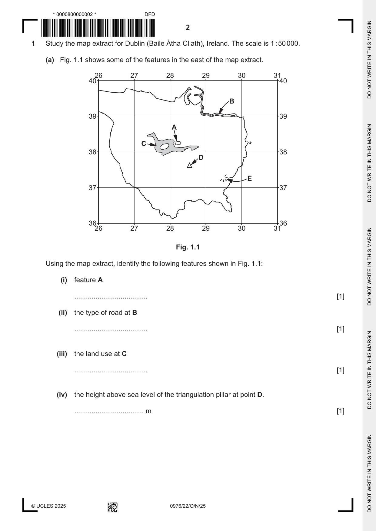 Cambridge IGCSE Geography (9-1) 0976 2025 Oct/Nov Paper 2 · Variant 2 question paper, page 2 of 20