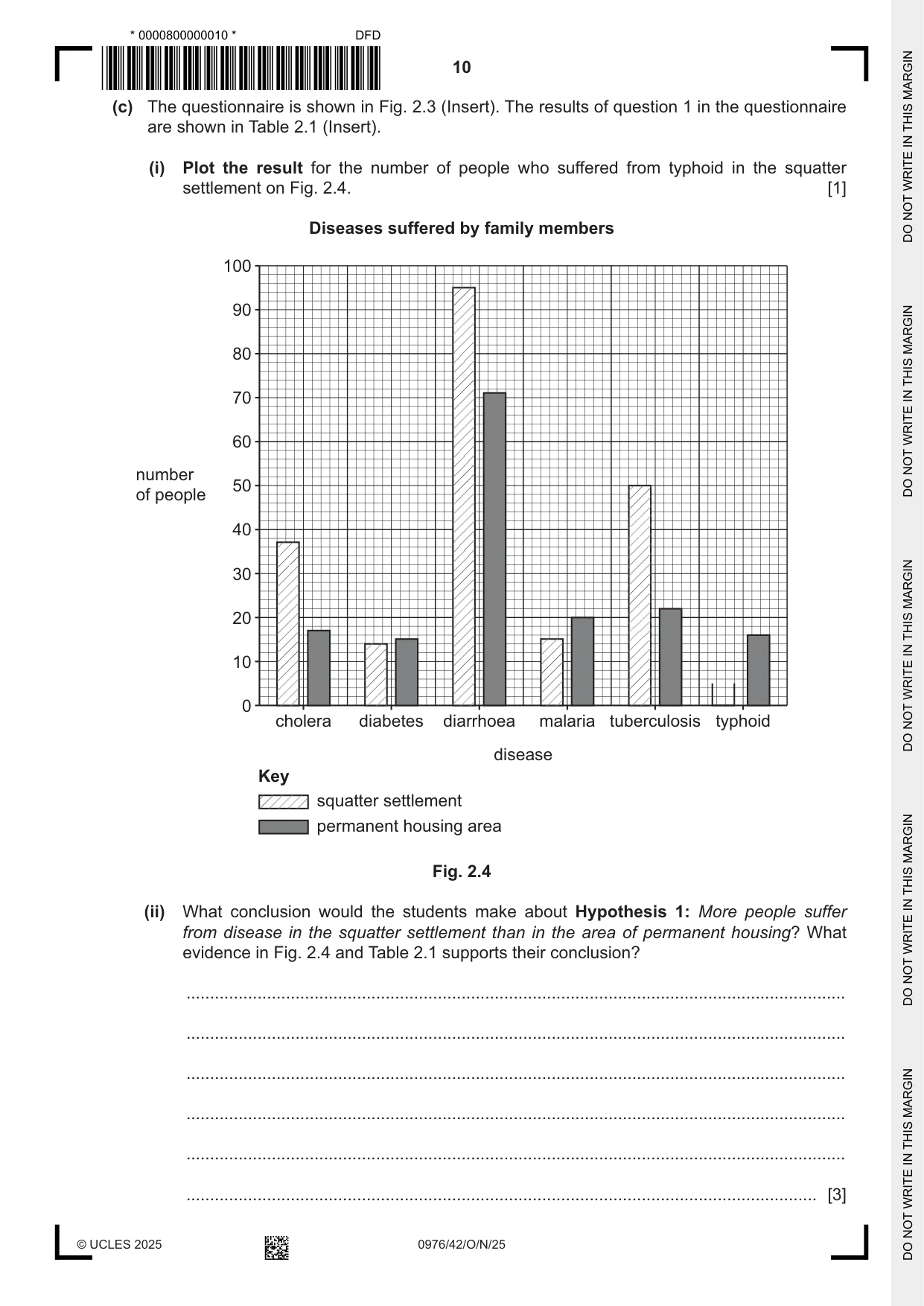 Cambridge IGCSE Geography (9-1) 0976 2025 Oct/Nov Paper 4 · Variant 2 question paper, page 10 of 16