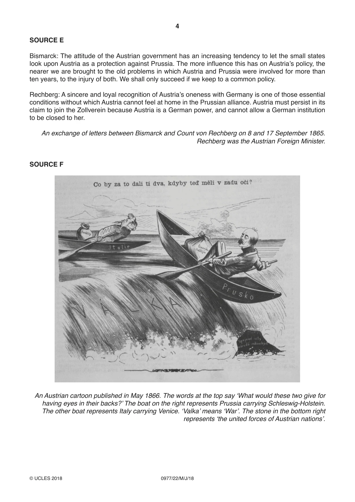Cambridge IGCSE History (9-1) 0977 2018 May/June Paper 2 · Variant 2 question paper, page 4 of 12