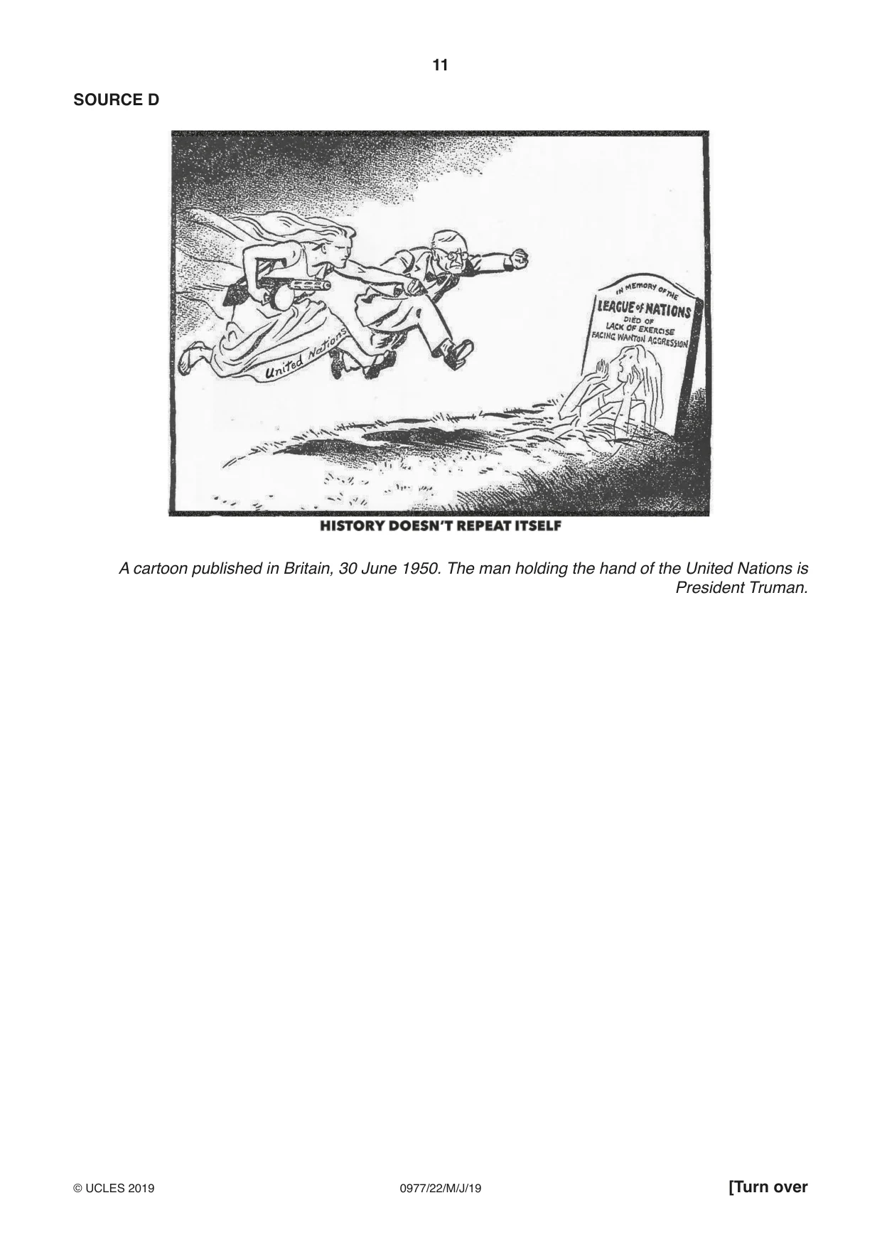 Cambridge IGCSE History (9-1) 0977 2019 May/June Paper 2 · Variant 2 question paper, page 11 of 16