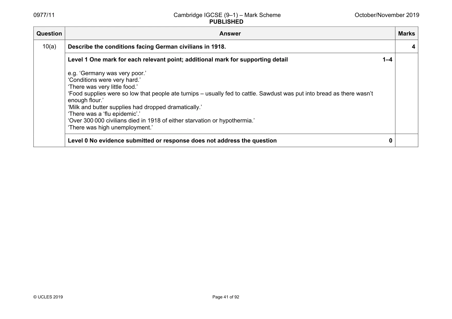 Mark scheme, page 41 of 92