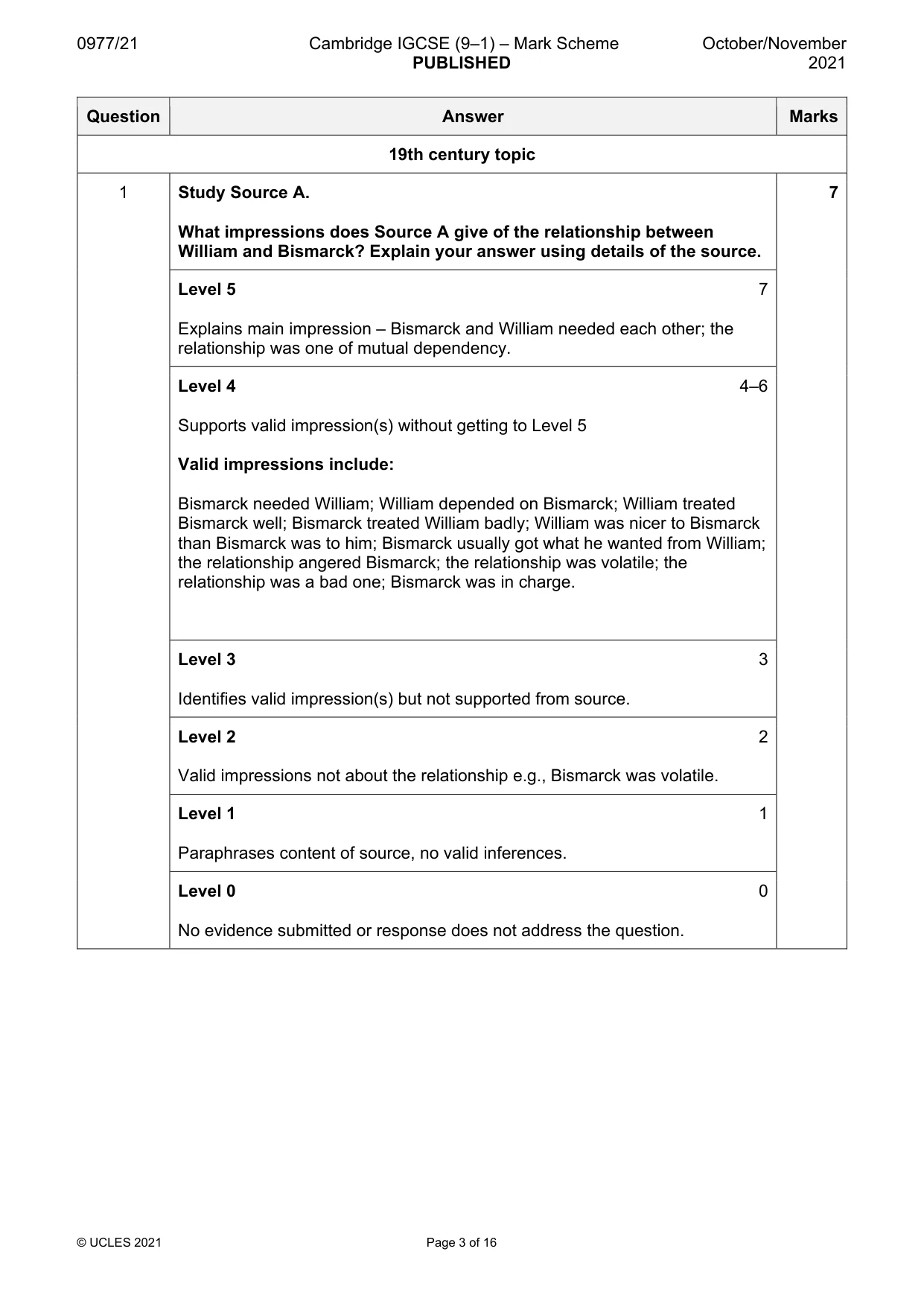 Mark scheme, page 3 of 16