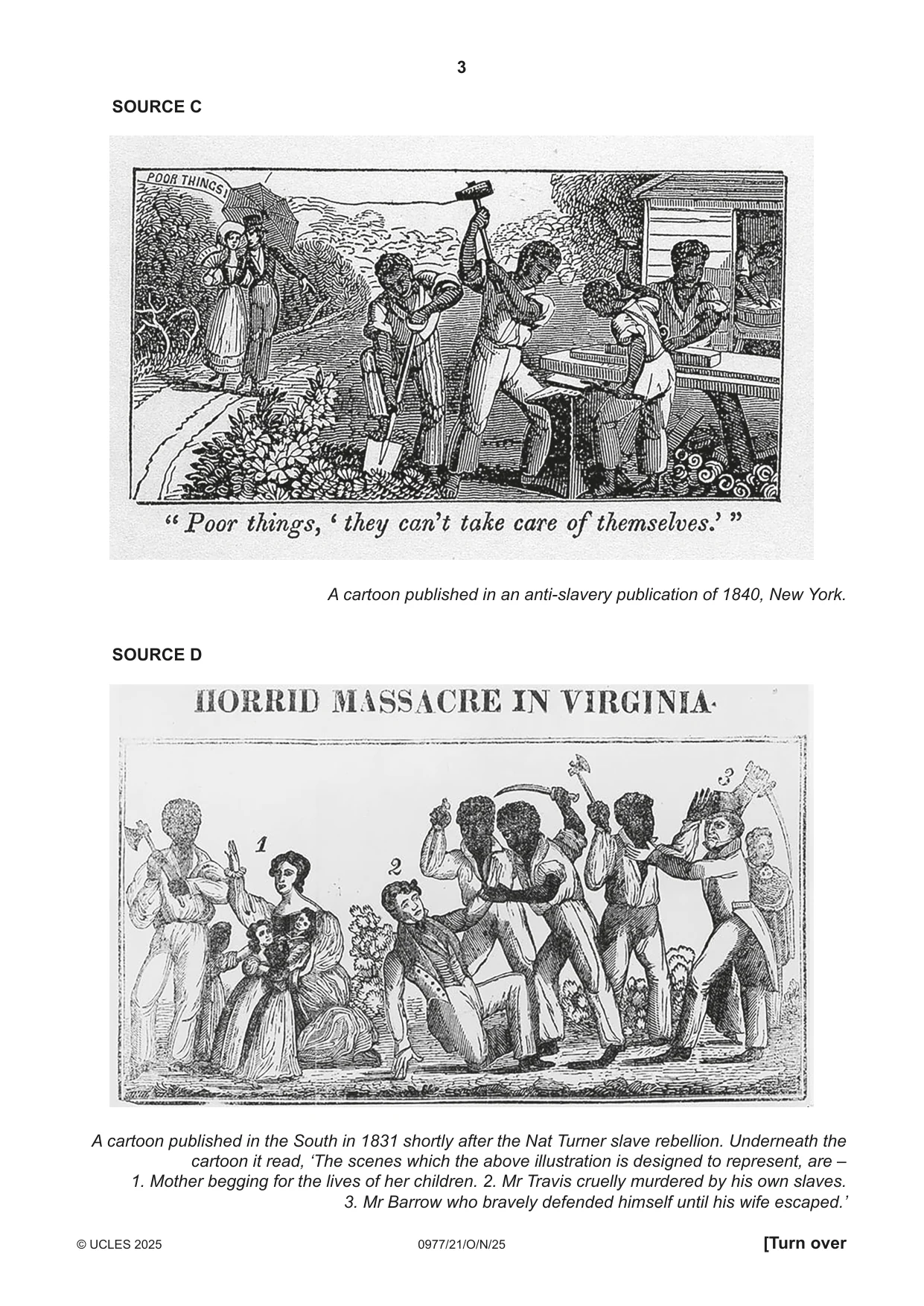 Cambridge IGCSE History (9-1) 0977 2025 Oct/Nov Paper 2 · Variant 1 question paper, page 3 of 12