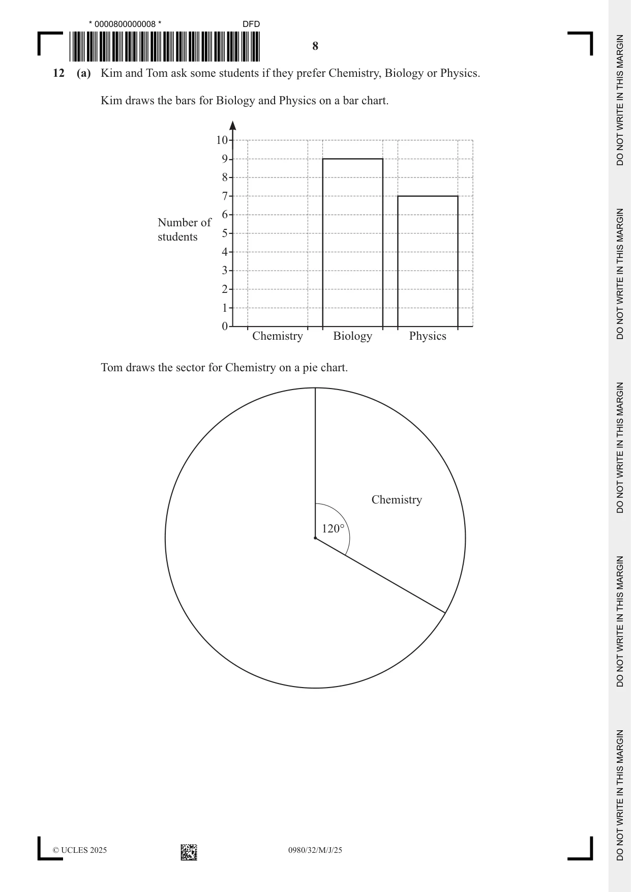 Cambridge IGCSE Mathematics (9-1) 0980 2025 May/June Paper 3 · Variant 2 question paper, page 8 of 16
