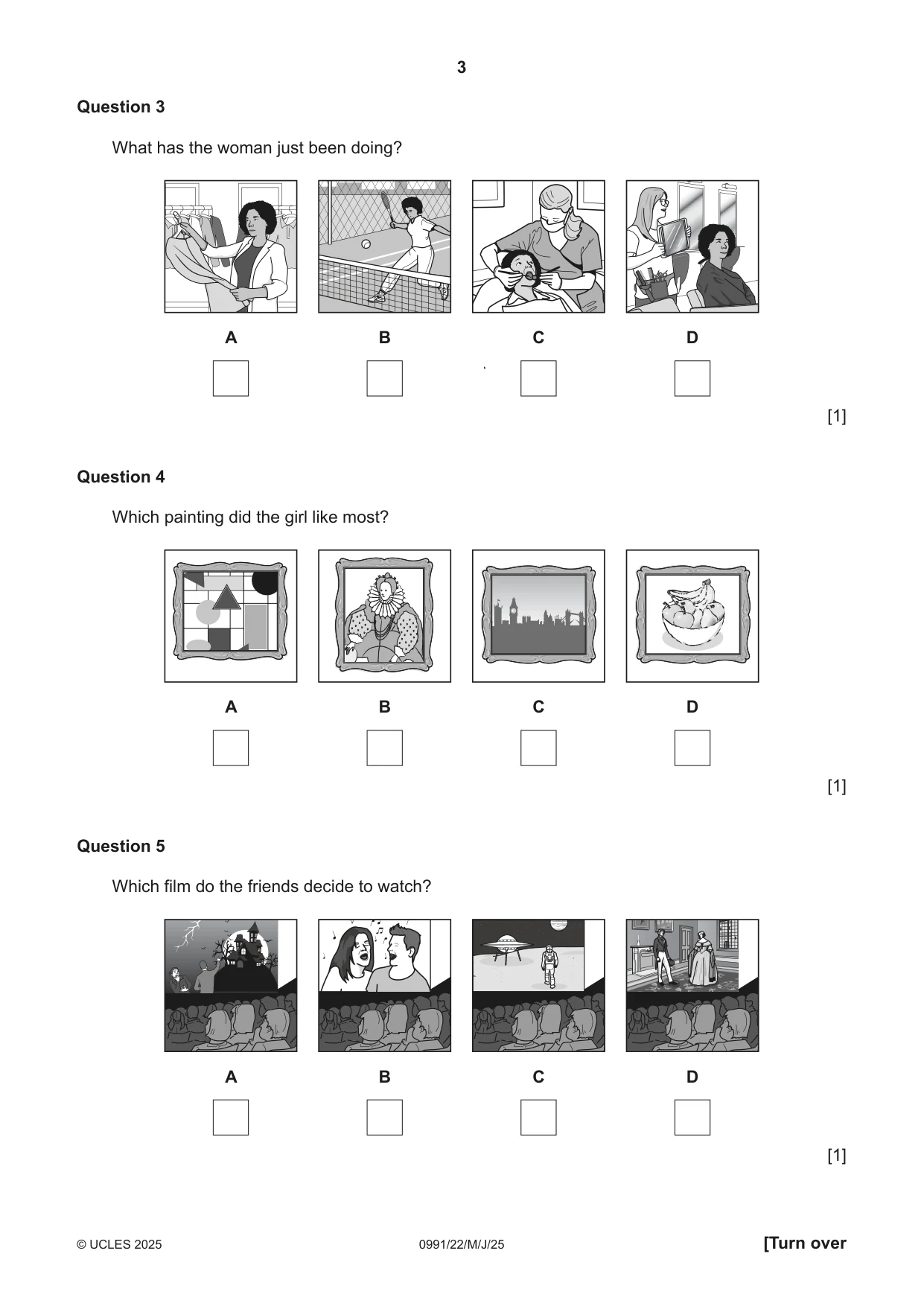 Cambridge IGCSE English - Second Language (9-1) 0991 2025 May/June Paper 2 · Variant 2 question paper, page 3 of 16