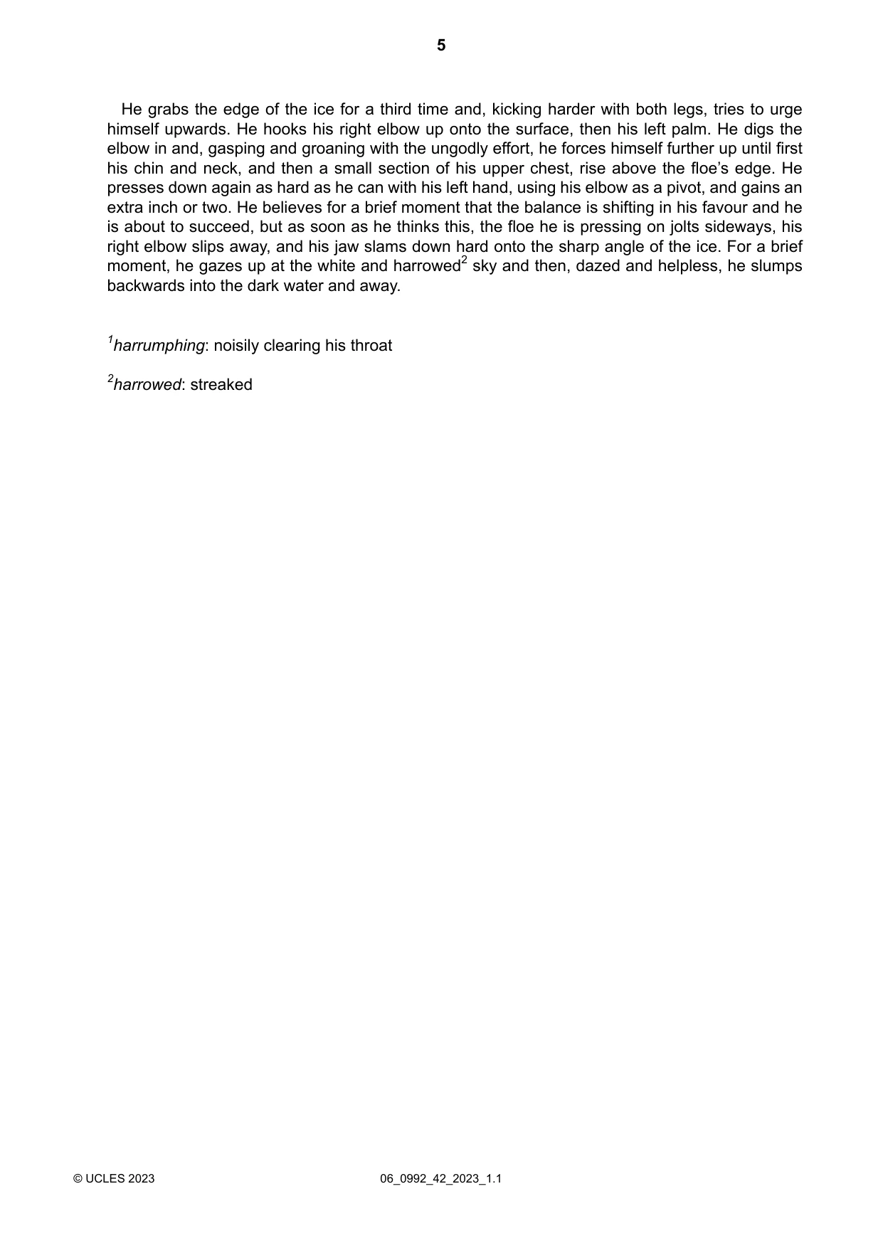 Cambridge IGCSE English - Literature in English (9-1) 0992 2023 May/June Paper 4 · Variant 2 question paper, page 5 of 8