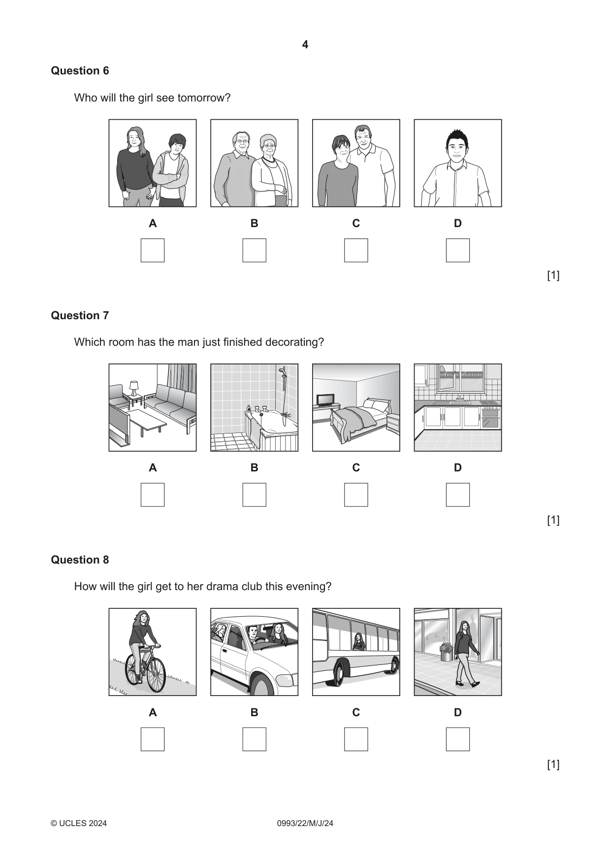 Cambridge IGCSE English Second Language (Speaking Endorsement) (9-1) 0993 2024 May/June Paper 2 · Variant 2 question paper, page 4 of 16