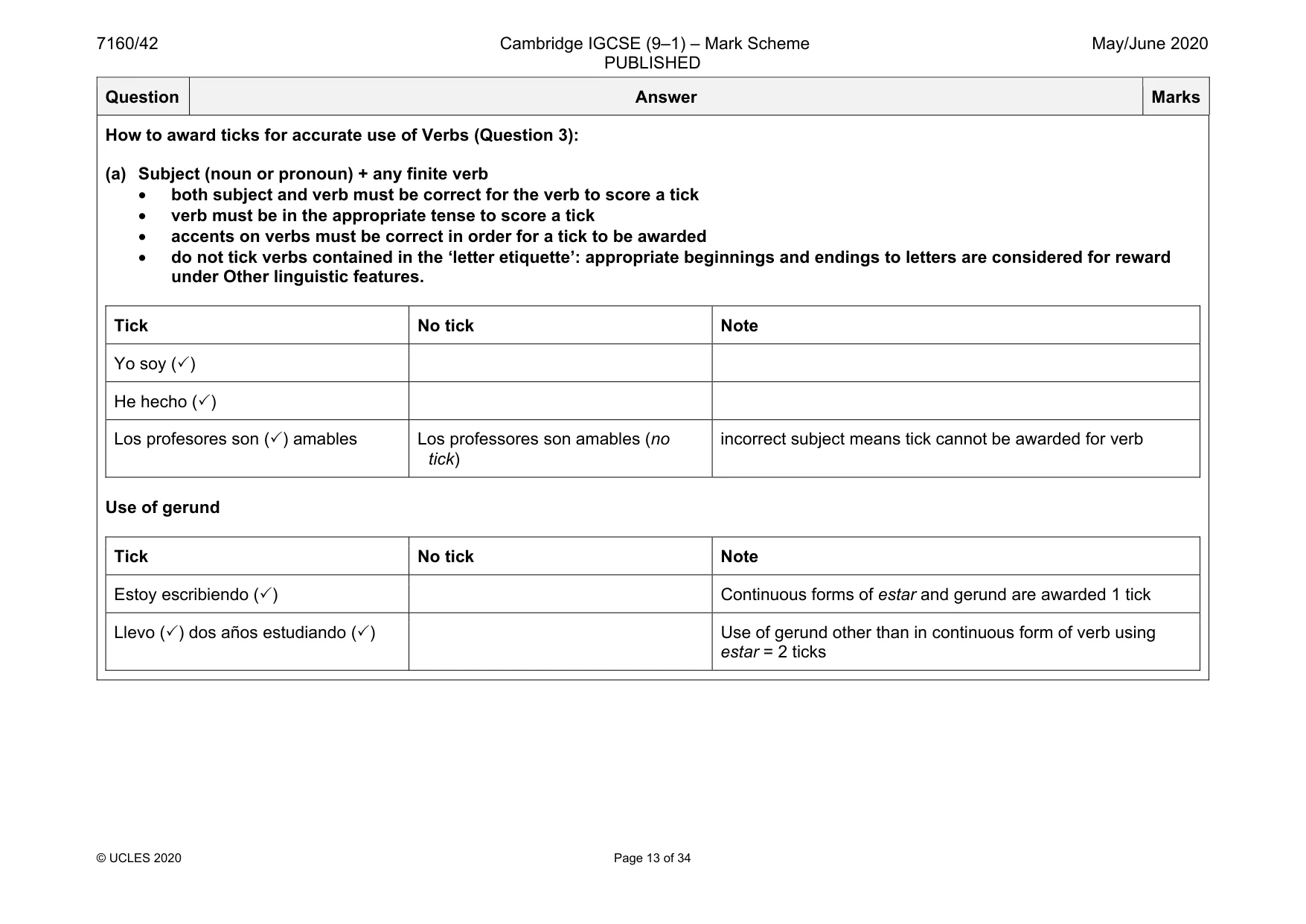 Mark scheme, page 13 of 34